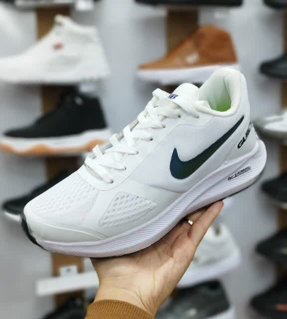 جدید ترین کفش کتونی اسپرت مردانه پسرانه مدل جدید نایک اسپیسر سفید تمام نایک هلوگرامی  با ارسال رایگان 3604