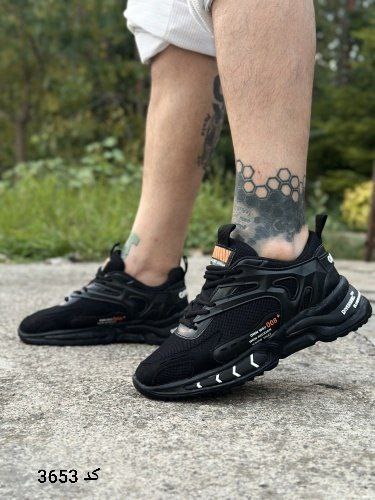 کفش کتونی اسپرت A700 مدل +008 مردانه و پسرانه شیک و جدید مشکی تمام  با ارسال رایگان  3653