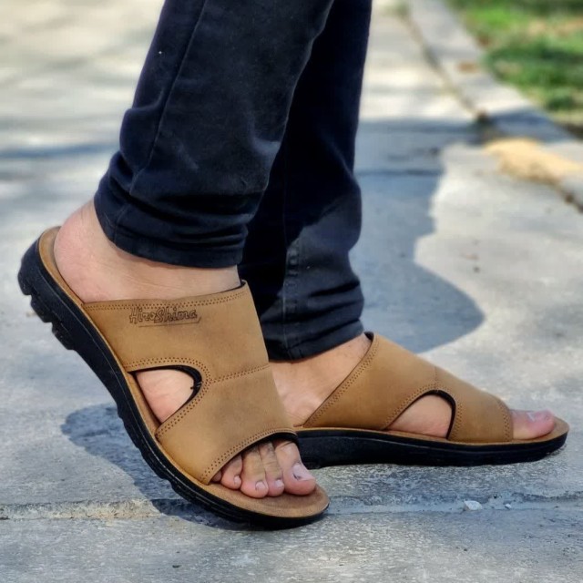 حراج محدود دمپایی صندل  مردانه با کیفیت طبی  قابل شستشو زیره  مدل پارسه جدید باارسال رایگان