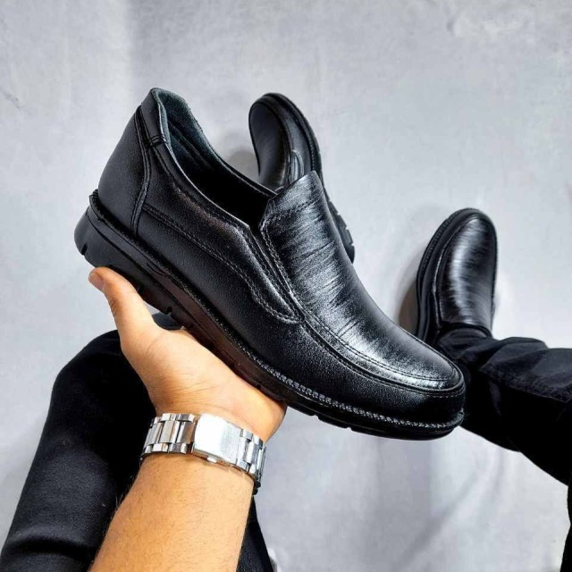 خرید  کفش مجلسی مردانه  گلد چرمی  شیک بادوام زیره طبی gold گلد ارسال رایگان با ضمانت 6 ماهه