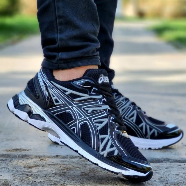 کفش کتونی اسپرت مردانه و پسرانه مدل اسیکس جدید  و باکیفیت مشکی طوسی با ارسال رایگان 3763