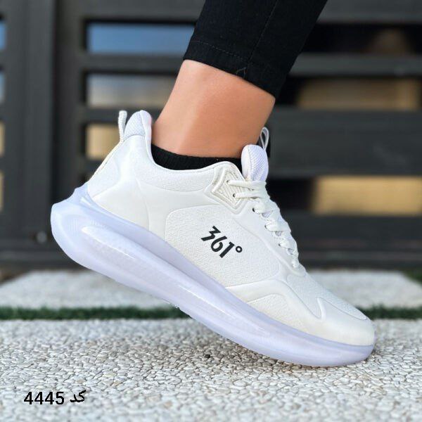 تخفیف فوق العاده کفش کتونی  اسپرت  ست مردانه و زنانه  بسیار شیک  و عالی مدل 361 سفید  باارسال رایگان3430 و 4445