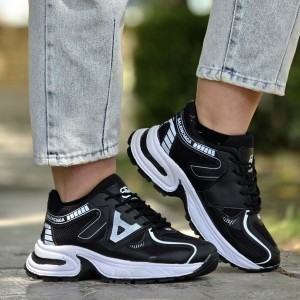 حراج ارزان کفش کتونی اسپرت زنانه دخترانه مدل بالنسیاگا (مدل A̶ برعکس) جذاب و خاص رنگ سفید مشکی با ارسال رایگان