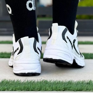 حراج باور نکردنی  کفش کتونی اسپرت مردانه و زنانه مدل نیوبالانس 530 به روز و ترند رنگ مشکی سفید با ارسال رایگان