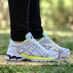 حراج فوق العاده خاص کفش کتونی اسپرت مردانه و پسرانه مدل اسیکس بی نقص  رنگ مشکی سفید با ارسال رایگان