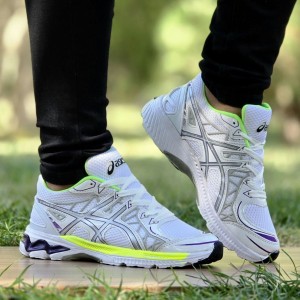 حراج فوق العاده خاص کفش کتونی اسپرت مردانه و پسرانه مدل اسیکس بی نقص  رنگ مشکی سفید با ارسال رایگان