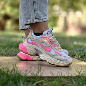 تخفیف دل ربا کفش کتونی اسپرت زنانه دخترانه مدل نایک سبک وزن و اصیل  رنگ  سفید مشکی با ارسال رایگان