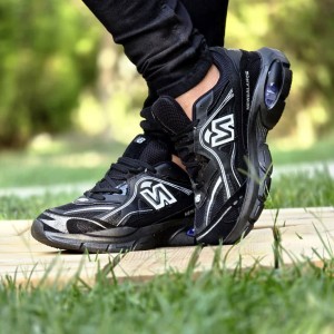 فروش استثنایی کفش کتونی اسپرت مردانه و پسرانه مدل نیوبالانس طرح کپسولی  فوق العاده با کیفیت رنگ کرم ابی با ارسال رایگان