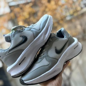 فروش جدید کفش کتونی اسپرت نایک مردانه پسرانه بادوام رنگ سفید نایک آبی با ارسال رایگان