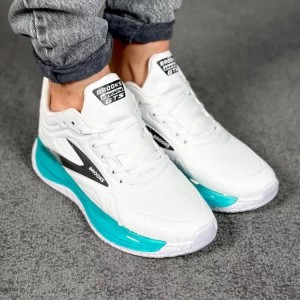 فروش باورنکردنی کفش کتونی اسپرت مردانه پسرانه مدل بروکس کپسولی خوش پوش و متفاوت رنگ مشکی ابی  با ارسال رایگان