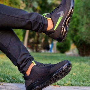 جدیدترین کفش کتونی اسپرت مردانه پسرانه مدل جذاب نیوبالانس  طوسی نارنجی باارسال رایگان  3622