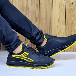 جدیدترین کفش کتونی اسپرت مردانه پسرانه مدل جذاب نیوبالانس  طوسی نارنجی باارسال رایگان  3622