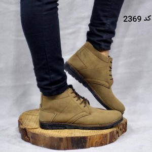 فروش ویژه کفش نیم بوت ساقدا  مردانه پسرانه ساده بندی مشکی جذاااب با ارسال رایگان 2360