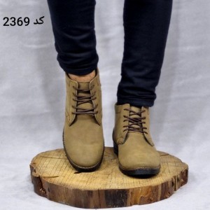 فروش ویژه کفش نیم بوت ساقدا  مردانه پسرانه ساده بندی مشکی جذاااب با ارسال رایگان 2360