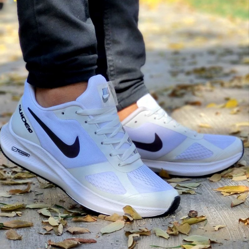 حراج شگفت انگیز کفش کتونی اسپرت مردانه و پسرانه مدل نایک اسپیسر رنگ سفید مشکی زیره راحت و سبک با ارسال رایگان