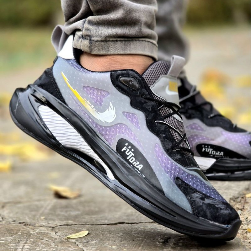 حراج باورنکردنی کفش کتونی مردانه و پسرانه مدل نایک  زیره کپسولی  رنگ مشکی یه کار شیک و بی نظیر با ارسال رایگان