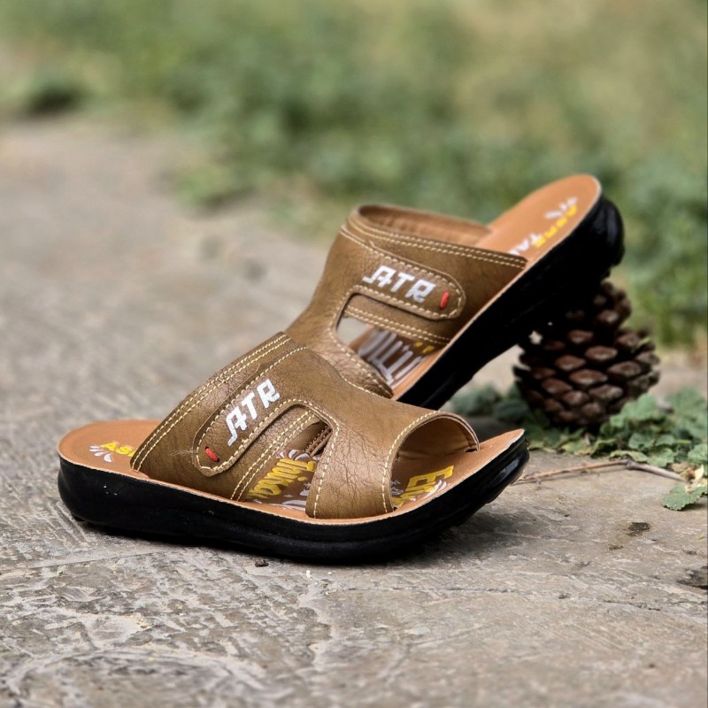 تخفیف جذاب صندل دمپایی بچگانه رنگ قهوه ای روشن فوق العاده خوش رنگ و یه کار راحت با ارسال رایگان