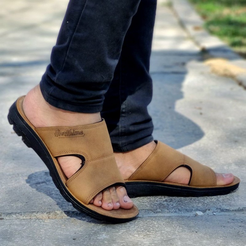 فروش هیجان انگیز این هفته صندل دمپایی مردانه و پسرانه رنگ خردلی فوق العاده شیک و جذاب با ارسال رایگان