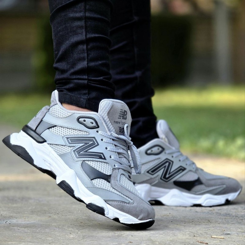 فروش ویژه کفش اسپرت پسرانه و مردانه مدل نیوبالانس9060 شیک و با کیفیت رنگ طوسی مشکی با ارسال رایگان