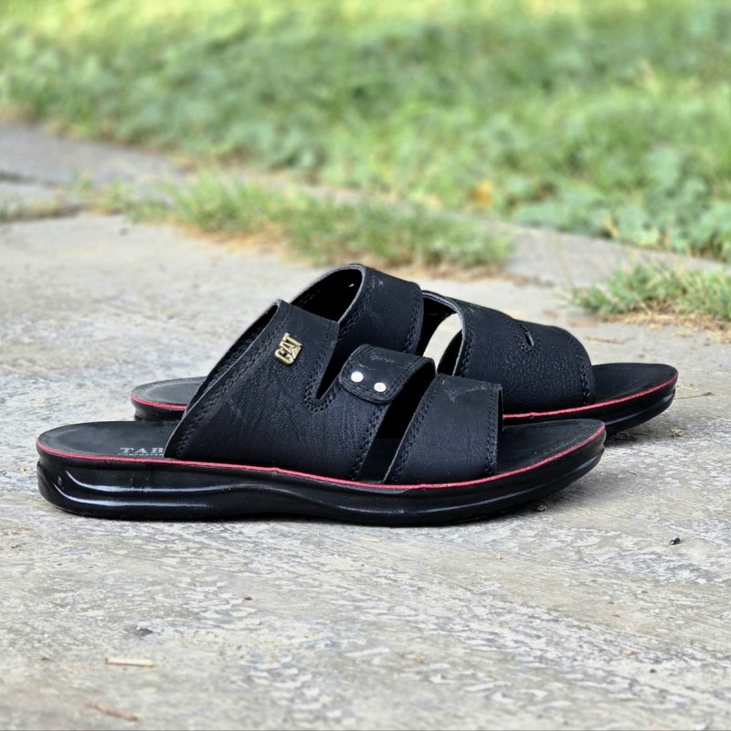 حراجی دمپایی صندل صد در صد طبی مردانه شیک و ویژه رنگ مشکی  با ارسال رایگان