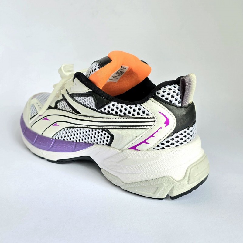 حراج فوق العاده کفش کتونی اسپرت مردانه و پسرانه مدل اسیکس پرطرفدار و به روز رنگ سفید بنفش نارنجی با ارسال رایگان