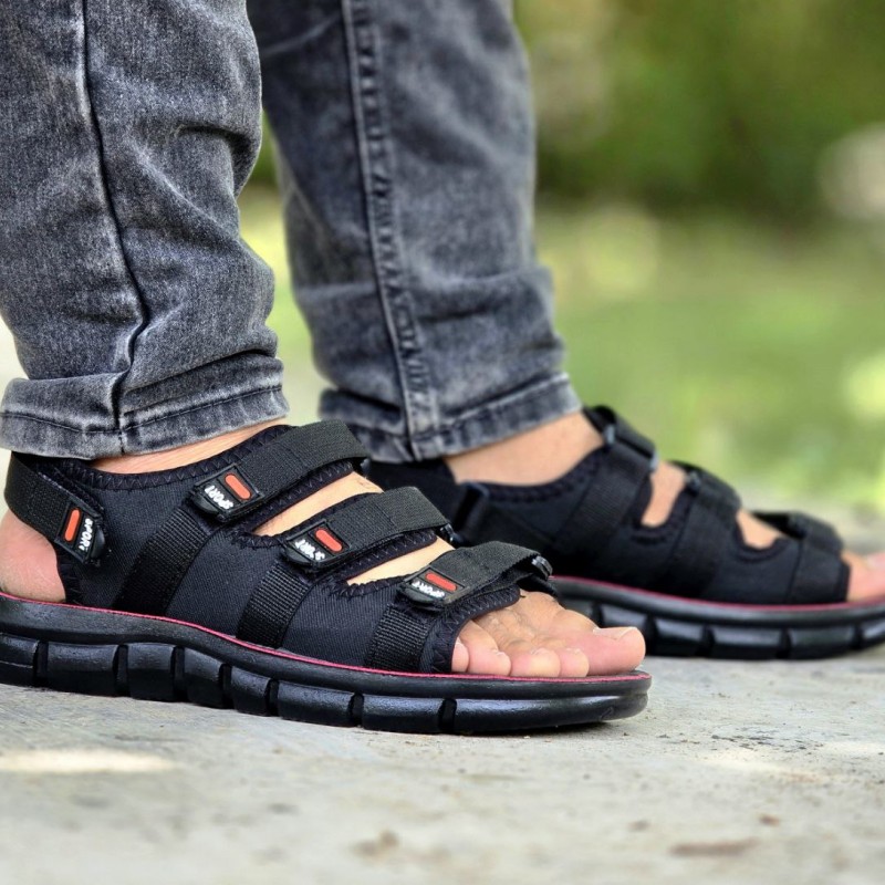 فروش فوق العاده صندل چسبی طبی مردانه با کیفیتی عالی رنگ مشکی با ارسال رایگان