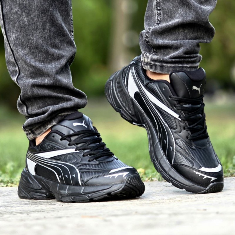 حراج کفش کتونی اسپرت مردانه و پسرانه مدل اسیکس  سبک و راحت رنگ مشکی سفید با ارسال رایگان