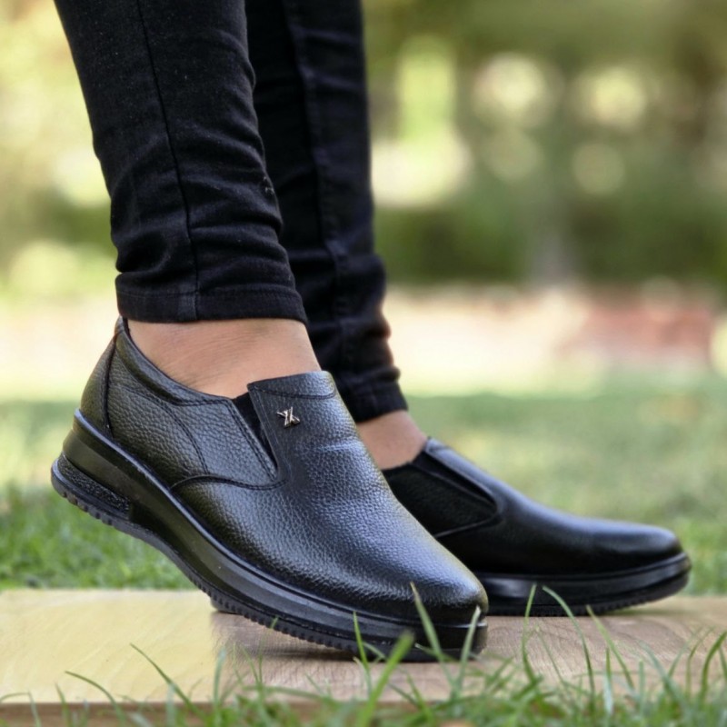 حراج  خاص کفش چرم طبیعی تبریز مردانه کلاسیک  و مدرن   رنگ مشکی با ارسال رایگان