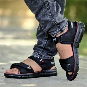 فروش فوق العاده صندل چسبی طبی مردانه با کیفیتی عالی رنگ مشکی با ارسال رایگان