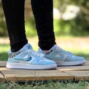 فروش  ست کفش  اسپرت مردانه زنانه مدل نایک دراگون Nike Dragon  زیبا و با کیفیت رنگ طوسی سفید  با ارسال رایگان
