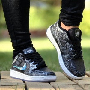 فروش بی نظیر ست کفش  اسپرت مردانه زنانه مدل نایک دراگون Nike Dragon  سبک و مقاوم رنگ آبی سفید با ارسال رایگان