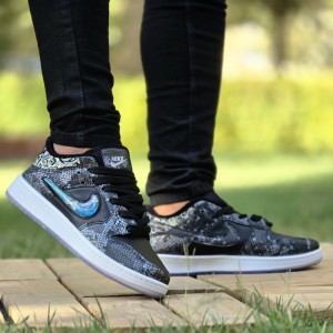 فروش بی نظیر ست کفش  اسپرت مردانه زنانه مدل نایک دراگون Nike Dragon  سبک و مقاوم رنگ آبی سفید با ارسال رایگان