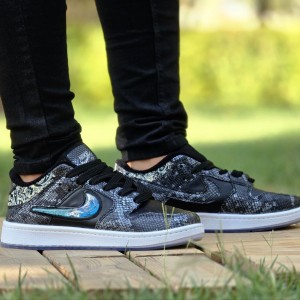 فروش بی نظیر ست کفش  اسپرت مردانه زنانه مدل نایک دراگون Nike Dragon  سبک و مقاوم رنگ آبی سفید با ارسال رایگان