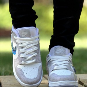 فروش هیجان انگیز ست کفش  اسپرت مردانه زنانه مدل نایک دراگون Nike Dragon  زیبا و پرفروش رنگ مشکی آبی زیره سفیدبا ارسال رایگان