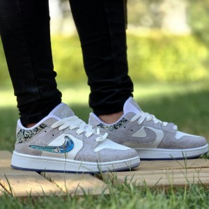 فروش هیجان انگیز ست کفش  اسپرت مردانه زنانه مدل نایک دراگون Nike Dragon  زیبا و پرفروش رنگ مشکی آبی زیره سفیدبا ارسال رایگان