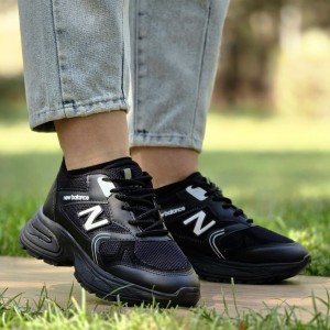 فرووش عااااالی کفش کتونی اسپرت مردانه و زنانه مدل نیوبالانس زیبا و جذاب رنگ مشکی تمام با ارسال رایگان