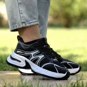 حراج استثنایی کفش کتونی اسپرت دخترانه و زنانه مدل مکس بادوام و ترند رنگ کرم و سبز  با ارسال رایگان