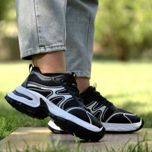 حراج استثنایی کفش کتونی اسپرت دخترانه و زنانه مدل مکس بادوام و ترند رنگ کرم و سبز  با ارسال رایگان