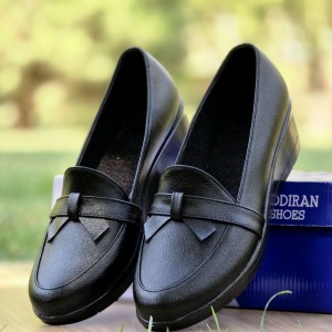 حراااج ویژه کفش  اداری و مجلسی زنانه بزرگپا رنگ مشکی خاص و سبک با ارسال رایگان
