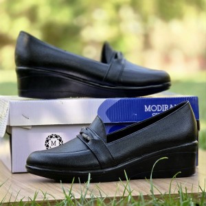 حراااج ویژه کفش  اداری و مجلسی زنانه بزرگپا رنگ مشکی خاص و سبک با ارسال رایگان