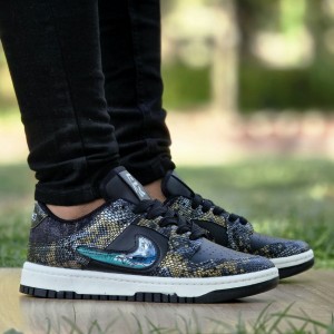 تخفیف خاص کفش  کتونی اسپرت مردانه زنانه مدل نایک دراگون جدید و شیک رنگ مشکی زیره سفید با ارسال رایگان