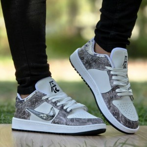 فروش  ست کفش  اسپرت مردانه زنانه مدل نایک دراگون Nike Dragon  زیبا و با کیفیت رنگ طوسی سفید  با ارسال رایگان