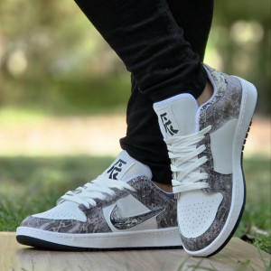 فروش  ست کفش  اسپرت مردانه زنانه مدل نایک دراگون Nike Dragon  زیبا و با کیفیت رنگ طوسی سفید  با ارسال رایگان