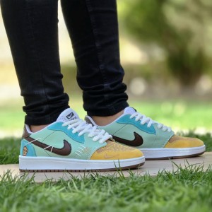 آفر ویژه کفش کتونی ونس اسپرت مردانه و پسرانه مدل نایک جردن وودو (Nike Jordan Voodoo) ترند بازاررر رنگ سفید مشکیی با ارسال رایگان