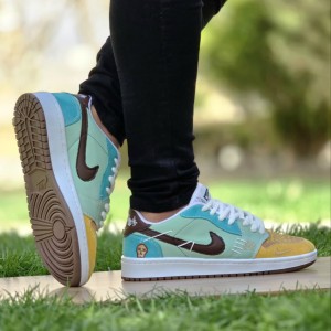 آفر ویژه کفش کتونی ونس اسپرت مردانه و پسرانه مدل نایک جردن وودو (Nike Jordan Voodoo) ترند بازاررر رنگ سفید مشکیی با ارسال رایگان