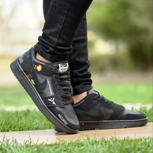 آفر ویژه کفش کتونی ونس اسپرت مردانه و پسرانه مدل نایک جردن وودو (Nike Jordan Voodoo) ترند بازاررر رنگ زرد سبز آبی  با ارسال رایگان