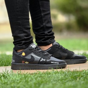 آفر ویژه کفش کتونی ونس اسپرت مردانه و پسرانه مدل نایک جردن وودو (Nike Jordan Voodoo) ترند بازاررر رنگ زرد سبز آبی  با ارسال رایگان