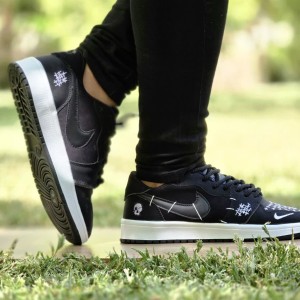 آفر ویژه کفش کتونی ونس اسپرت مردانه و پسرانه مدل نایک جردن وودو (Nike Jordan Voodoo) ترند بازاررر رنگ مشکی تمامم با ارسال رایگان