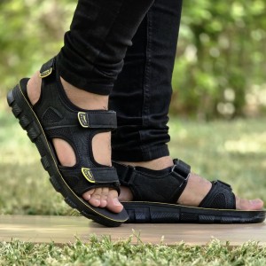 تخفیف ویژه صندل چسبی طبی مردانه خفن و جدید رنگ مشکی با ارسال رایگان