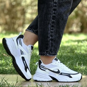 تخفیفف ویژه کفش کتونی اسپرت دخترانه زنانه مدل نایک جدید رنگ مشکی سفید با کیفیت منحصر به فردد با ارسال رایگان